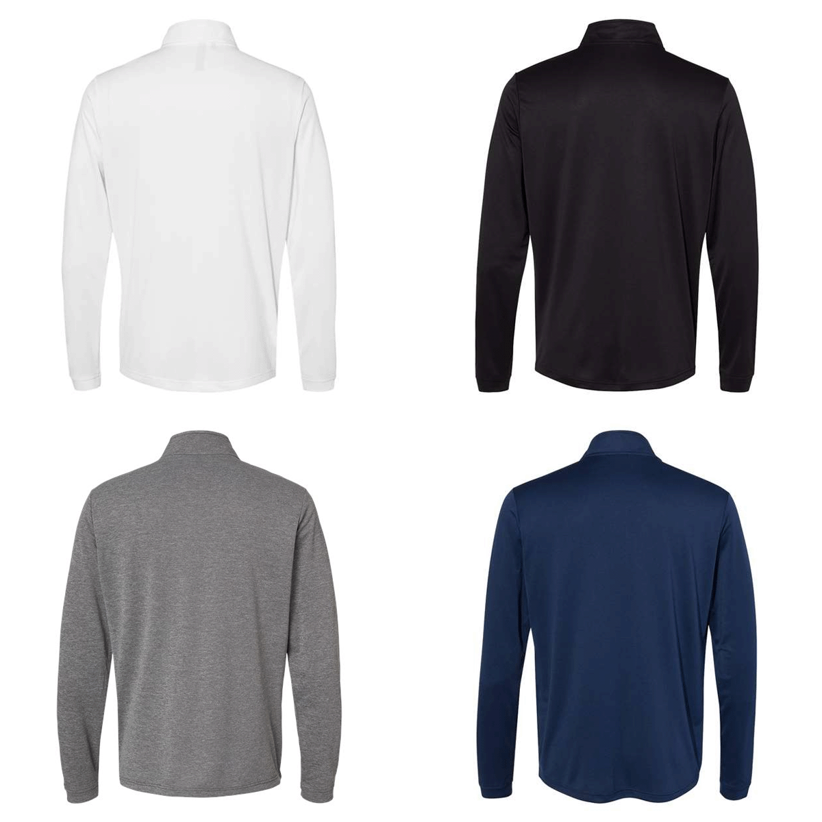 ADIDAS MEN'S LIGHTWEIGHT MOCK NECK QUARTER-ZIP