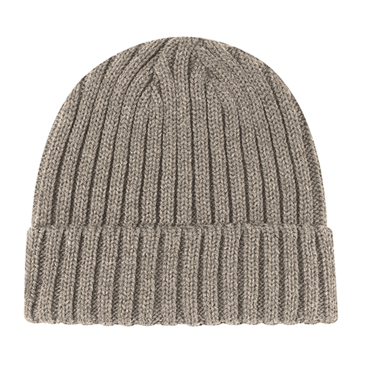 AJM ACRYLIC CHUNKY RIB KNIT CUFF TOQUE