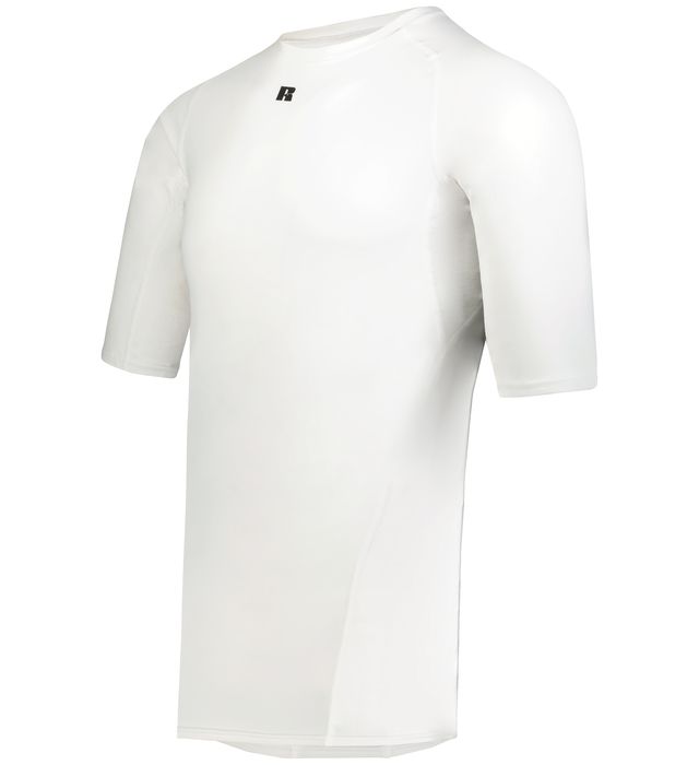 RUSSELL COOLCORE HALF SLEEVE COMPRESSION TEE