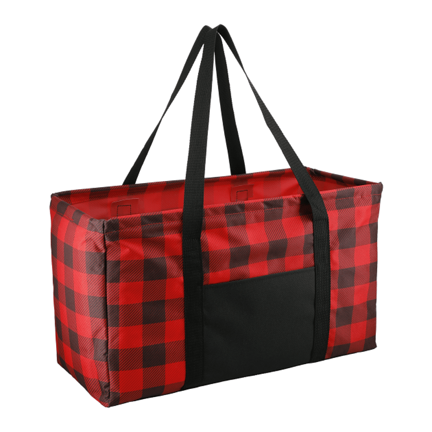 BUFFALO PLAID UTILITY TOTE