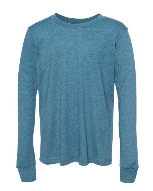 BELLA + CANVAS HEATHER CVC LONG SLEEVE