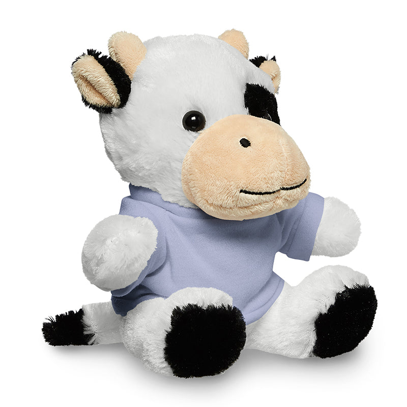 7" PLUSH COW WITH T-SHIRT