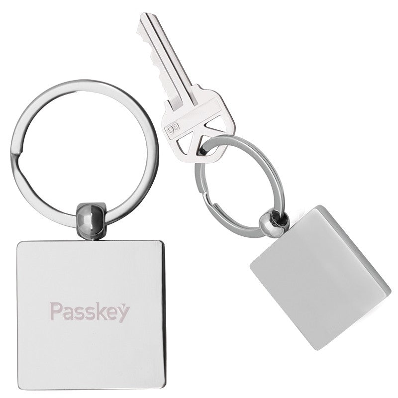 SQUARE METAL KEY CHAIN