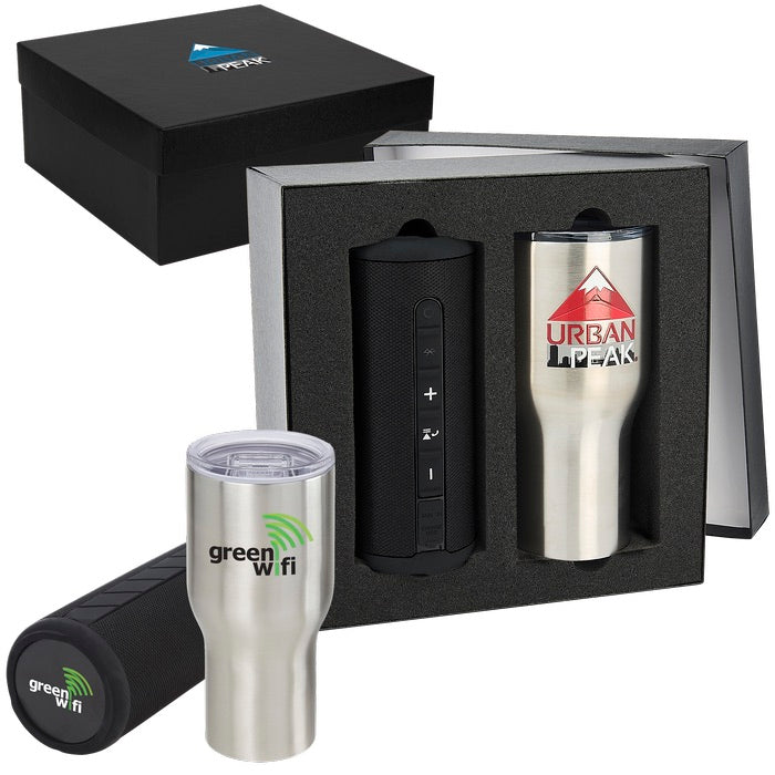 POOLSIDE TUMBLER & SPEAKER GIFT SET