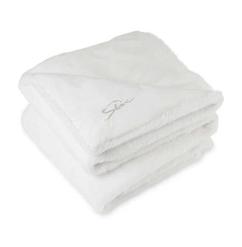 LUXE FAUX FUR THROW BLANKET