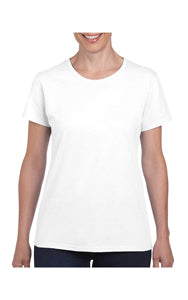 GILDAN LADIES SEMI FITTED COTTON JERSEY T-SHIRT