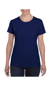 GILDAN LADIES SEMI FITTED COTTON JERSEY T-SHIRT