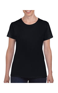 GILDAN LADIES SEMI FITTED COTTON JERSEY T-SHIRT