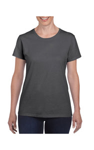 GILDAN LADIES SEMI FITTED COTTON JERSEY T-SHIRT
