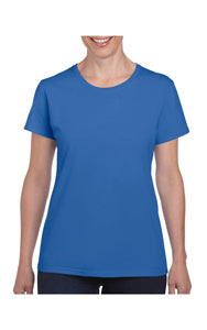 GILDAN LADIES SEMI FITTED COTTON JERSEY T-SHIRT