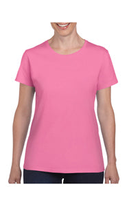 GILDAN LADIES SEMI FITTED COTTON JERSEY T-SHIRT