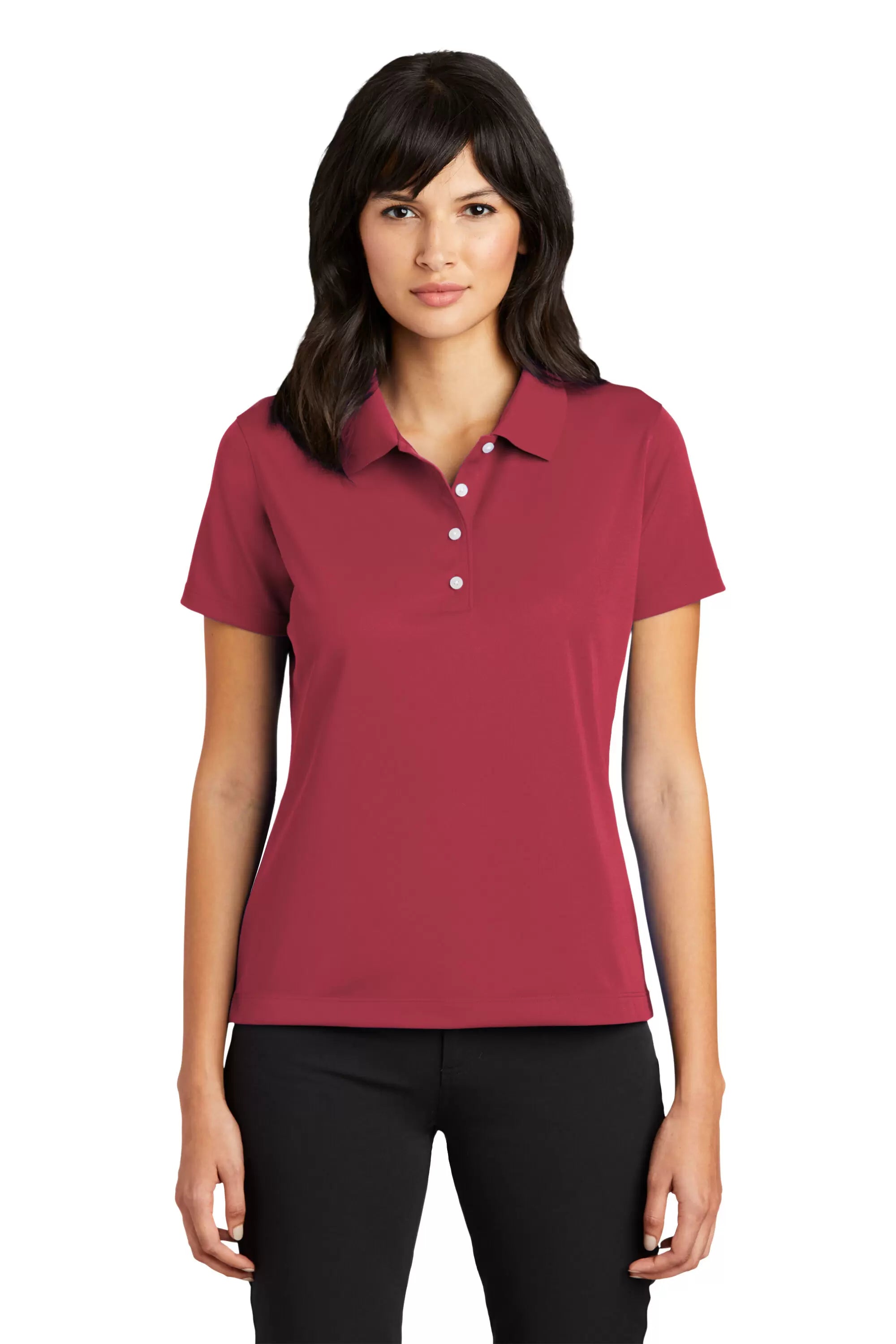 Nike dri fit sales shirts womens polo