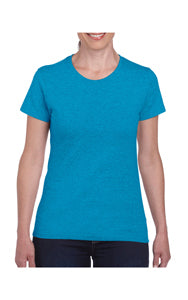 GILDAN LADIES SEMI FITTED COTTON JERSEY T-SHIRT