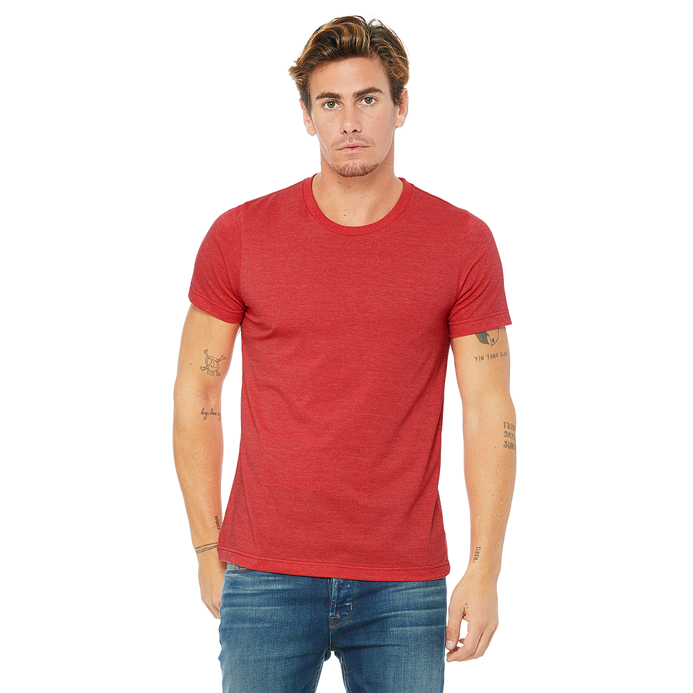 BELLA + CANVAS ADULT JERSEY HEATHER T-SHIRT