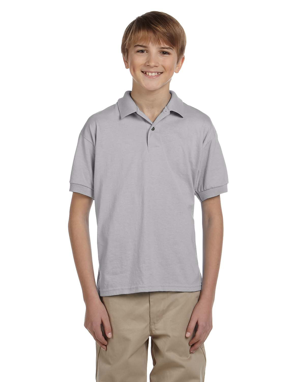 GILDAN YOUTH JERSEY SHORT SLEEVE POLO