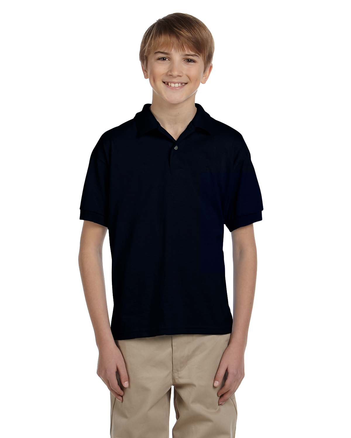 GILDAN YOUTH JERSEY SHORT SLEEVE POLO