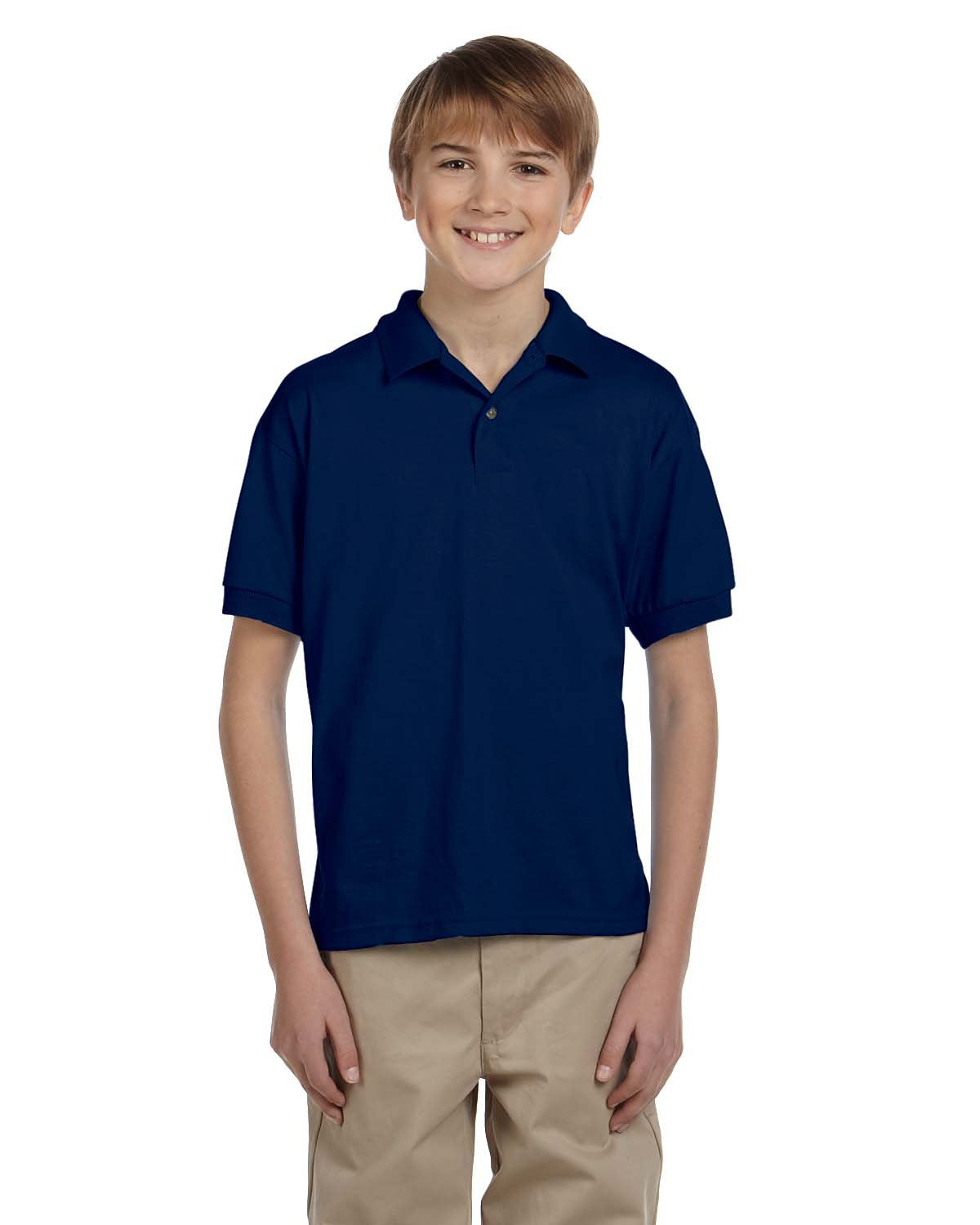 GILDAN YOUTH JERSEY SHORT SLEEVE POLO