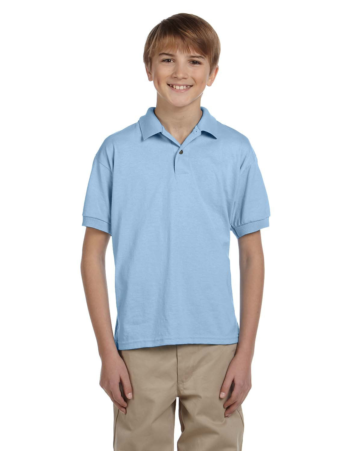 GILDAN YOUTH JERSEY SHORT SLEEVE POLO