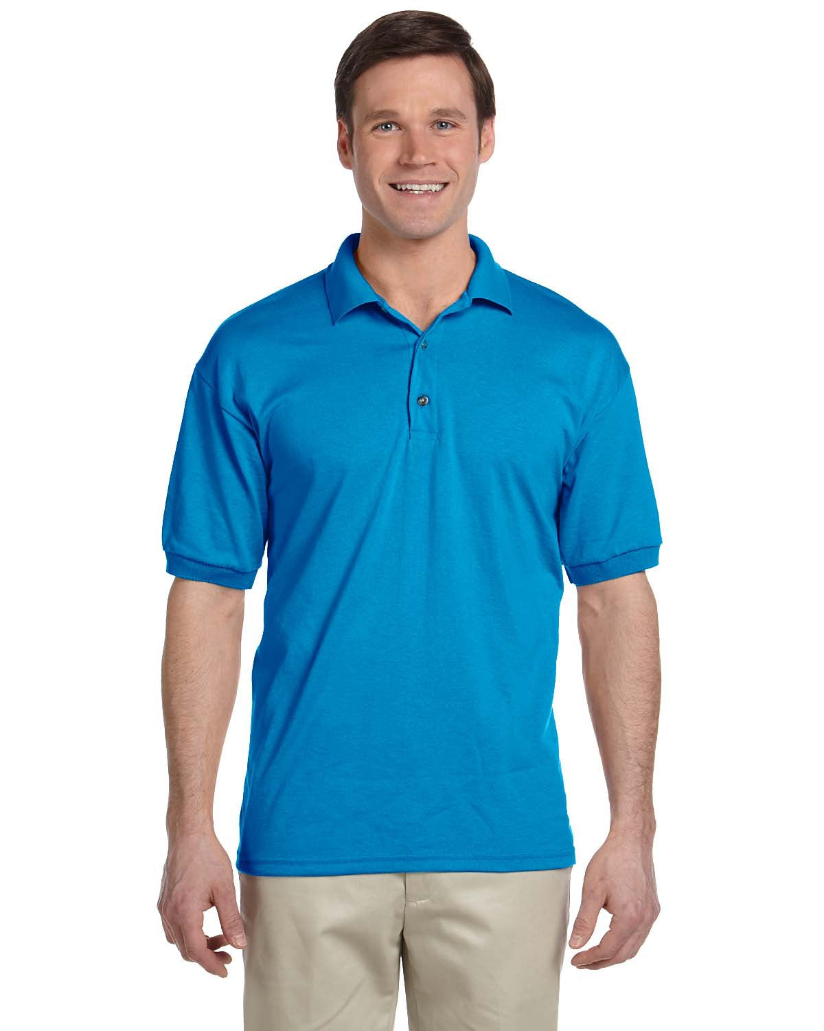 GILDAN ADULT JERSEY SHORT SLEEVE POLO