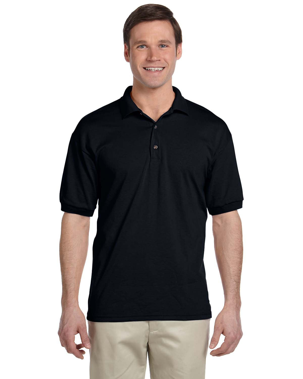 GILDAN ADULT JERSEY SHORT SLEEVE POLO