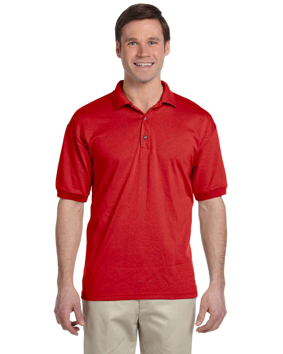 GILDAN ADULT JERSEY SHORT SLEEVE POLO
