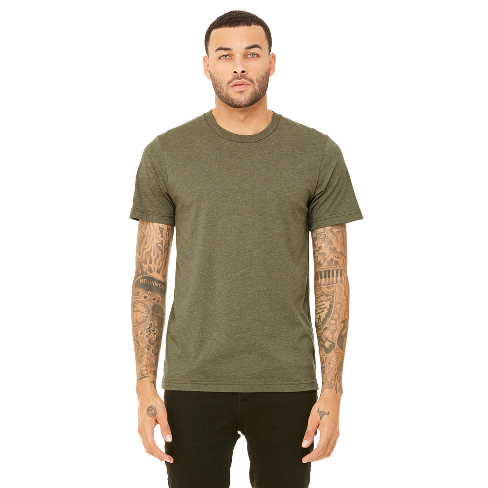 BELLA + CANVAS ADULT JERSEY HEATHER T-SHIRT
