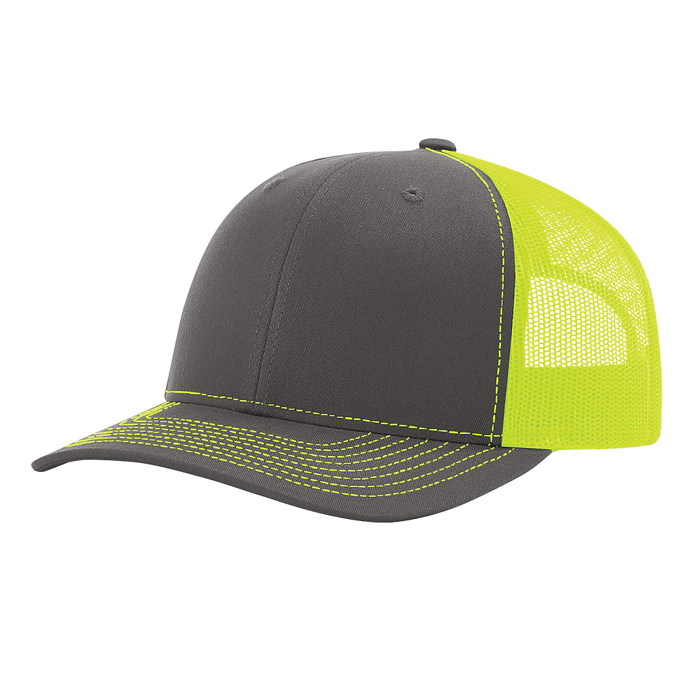 Trucker Hats | Moonlit Fly Fishing Heather Grey/Dark Green (Richardson Style 112)