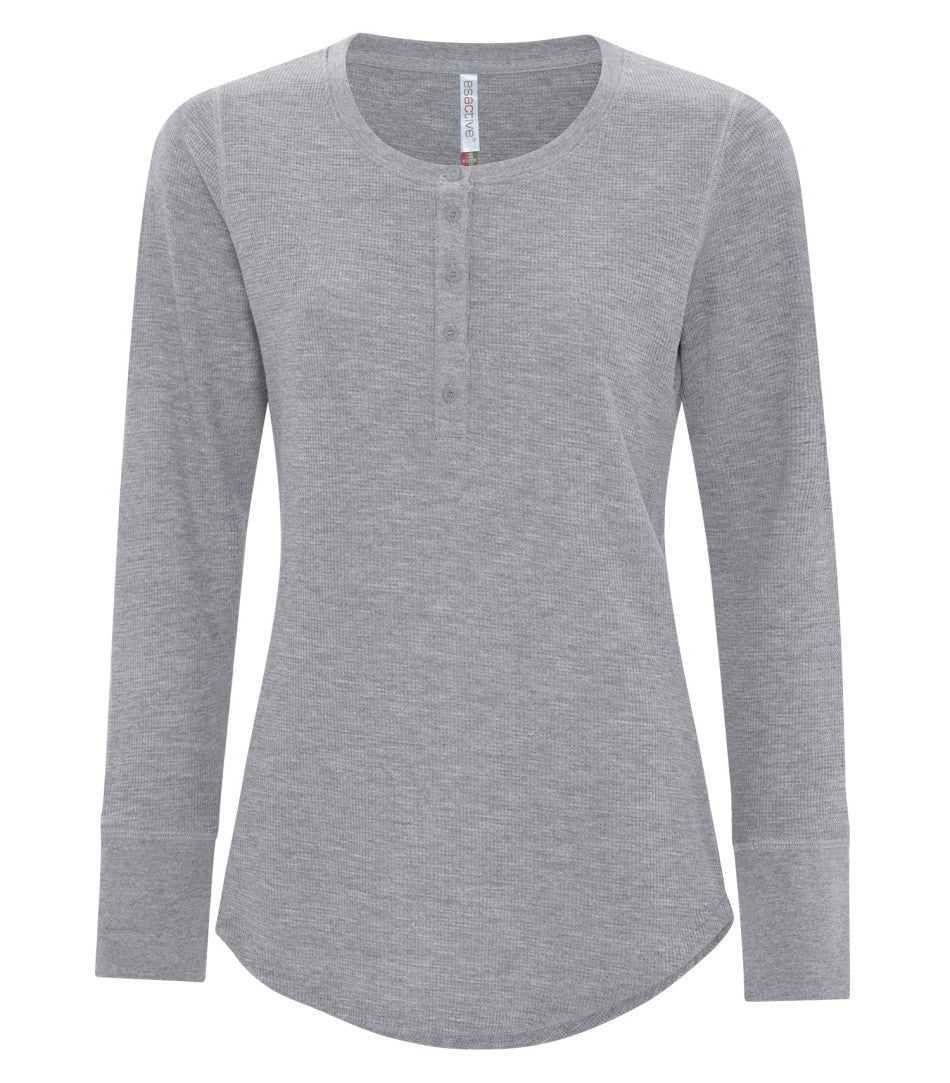 ATC LADIES ESACTIVE VINTAGE THERMAL LONG SLEEVE HENLEY