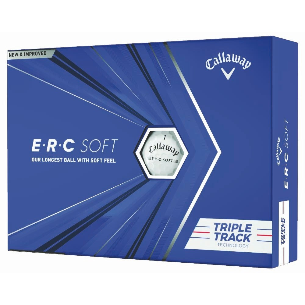 TMB CALLAWAY®  ERC SOFT TRIPLE TRACK 21 GOLF BALLS - DOZEN